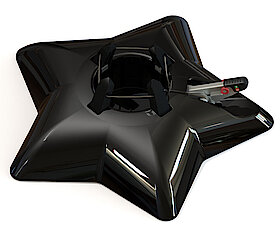 [Translate to enlisch:] Christmas tree stand Star-Max® 15 years FHS anniversary model Star