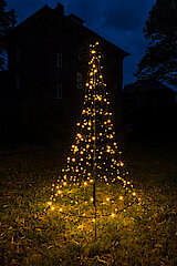 Galaxy LED-Christmas tree with erection mast 200 cm